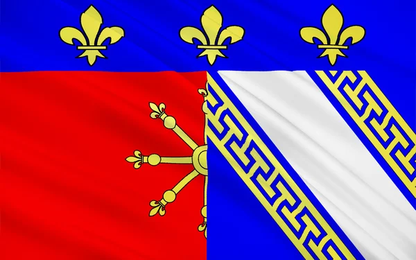 Flagge von Chaumont, Frankreich — Stockfoto