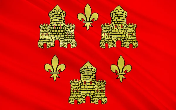 Flagge von China, Frankreich — Stockfoto