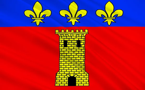 Flag of Clermont, France — 스톡 사진