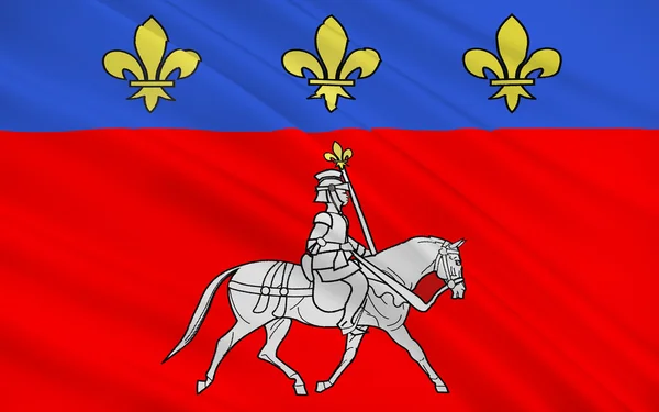 Флаг Коньяка, Франция — стоковое фото