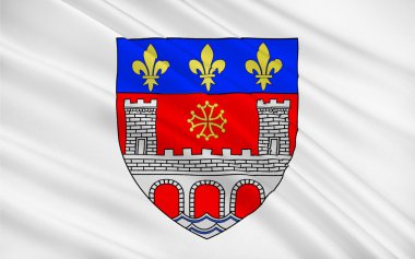 Flag Villefranche-de-Rouergue, Fransa