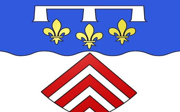 Bandeira de Eure-et-Loir, França — Fotografia de Stock