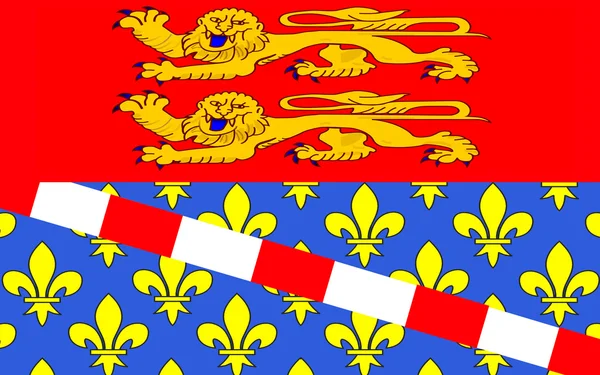 Σημαία του Ερ, Γαλλία — Φωτογραφία Αρχείου