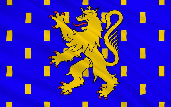 Franche-comte, Franciaország zászlaja — Stock Fotó