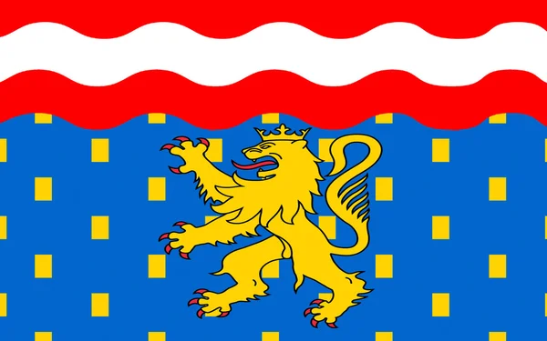 Флаг Haute-Saone, France — стоковое фото