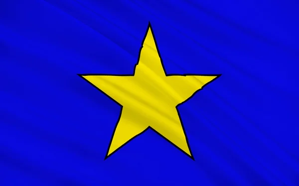 Istres, Franciaország zászlaja — Stock Fotó
