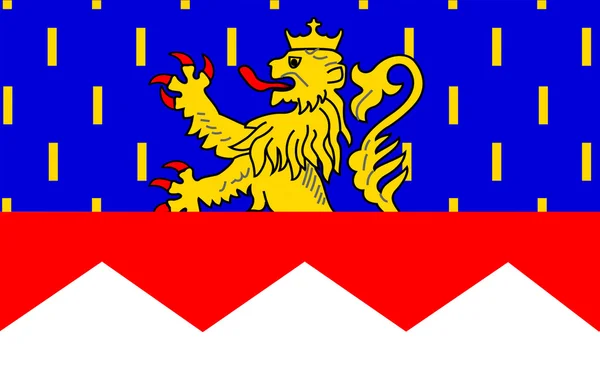 Флаг Юры, Франция — стоковое фото