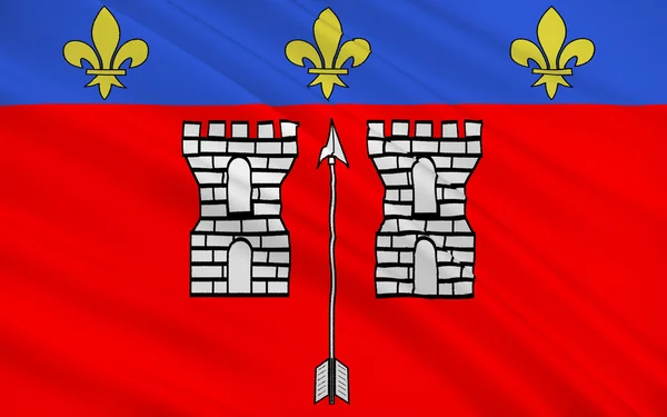 Flaga La Fleche, Francja — Zdjęcie stockowe