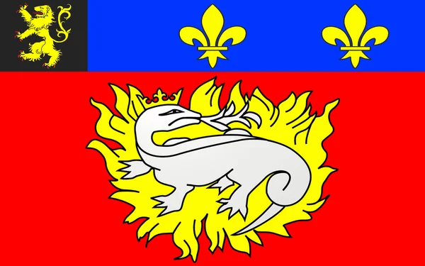 Прапор Гавра, Франція — стокове фото