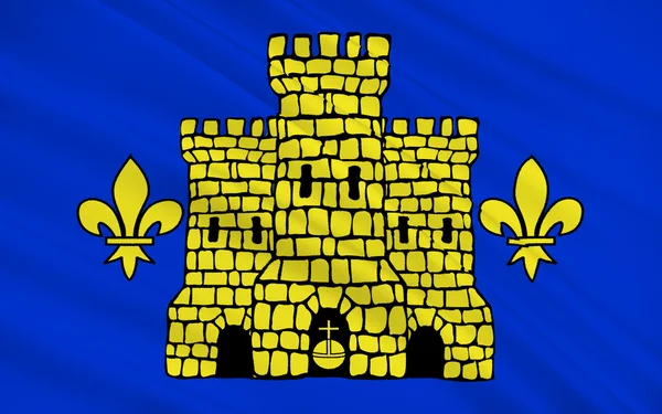 Flagge der Linse, Frankreich — Stockfoto