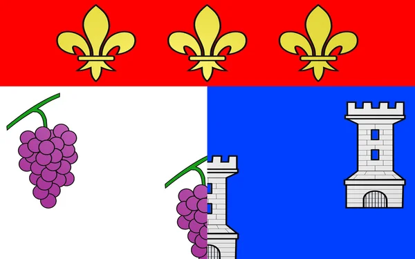 Флаг Анделис, Франция — стоковое фото