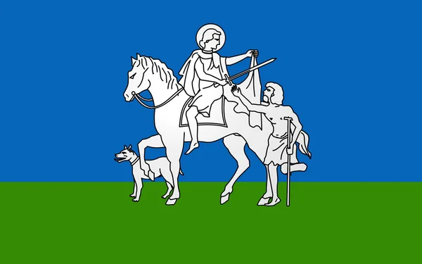 Vlag van Limoux — Stockfoto