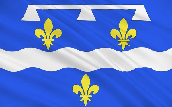 Bandera de Loiret, Francia — Foto de Stock