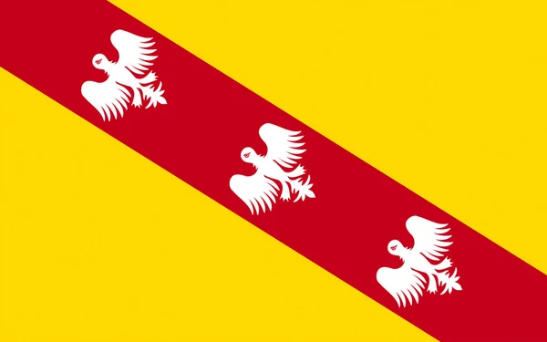 Flagge von Lorraine, Frankreich — Stockfoto