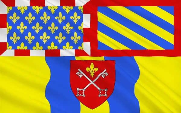 Drapeau de Louhans, France — Photo