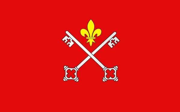 Прапор Луганса, Франція — стокове фото