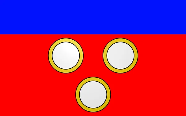 Mirande, Franciaország zászlaja — Stock Fotó