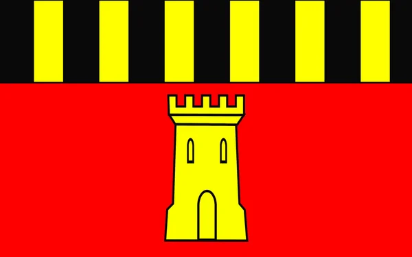 Vlag van Montmorillon — Stockfoto