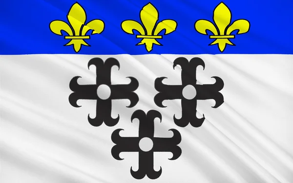 Flag of Moulins, France — Stock Photo, Image