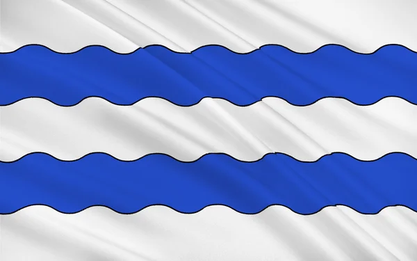 Флаг Нантера, Франция — стоковое фото
