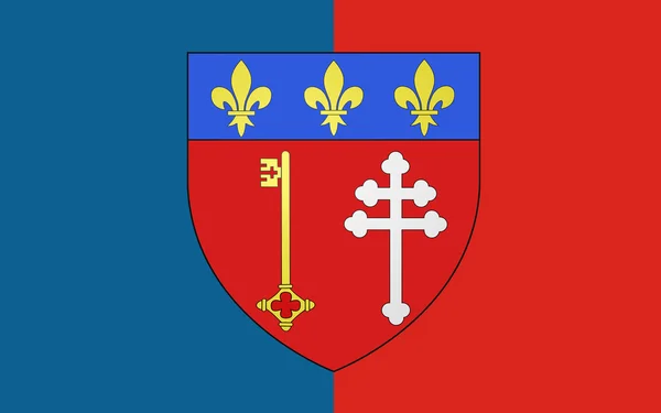 Vlag van Narbonne, Frankrijk — Stockfoto