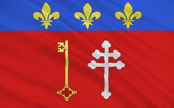 Vlajka z Narbonne, Francie — Stock fotografie