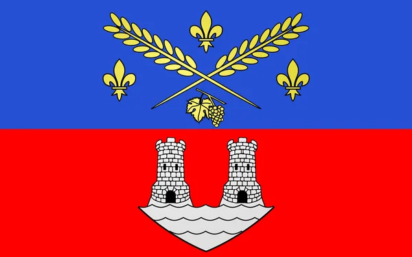 Vlag van Nogent-sur-Marne, Frankrijk — Stockfoto