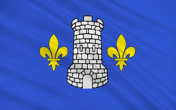 Nontron zászlaja, Franciaország — Stock Fotó