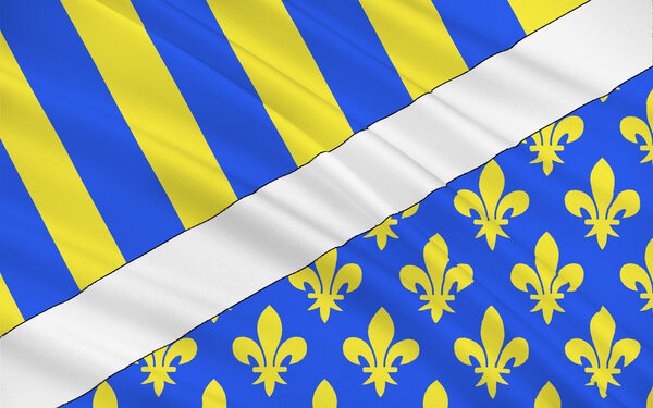 Флаг Уазы, Франция
