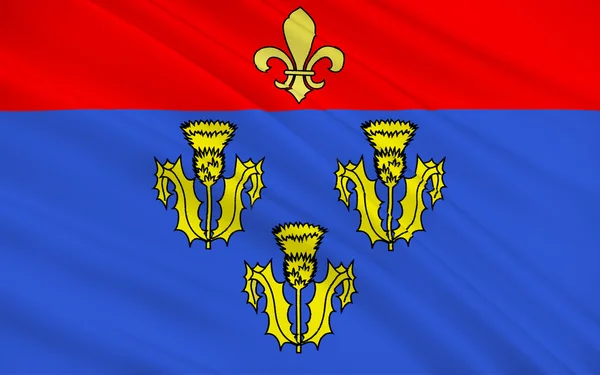 Vlajka Pithiviers, Francie — Stock fotografie