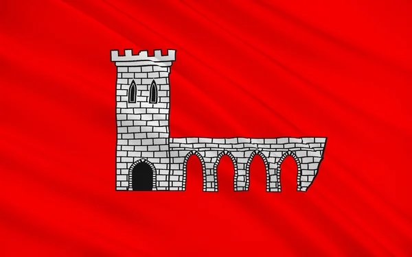 Flaga Pontarlier, Francja — Zdjęcie stockowe
