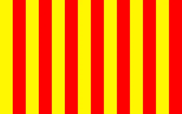 Flagge der Pyrenäen-Orientales, Frankreich — Stockfoto