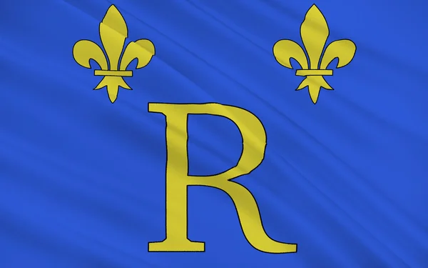 Flagge von riom, Frankreich — Stockfoto