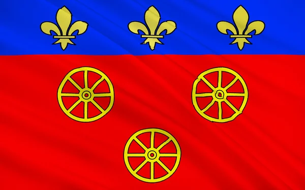 Σημαία του Rodez, Γαλλία — Φωτογραφία Αρχείου
