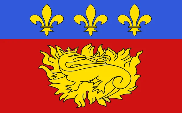 Флаг Нонтрона, Франция — стоковое фото