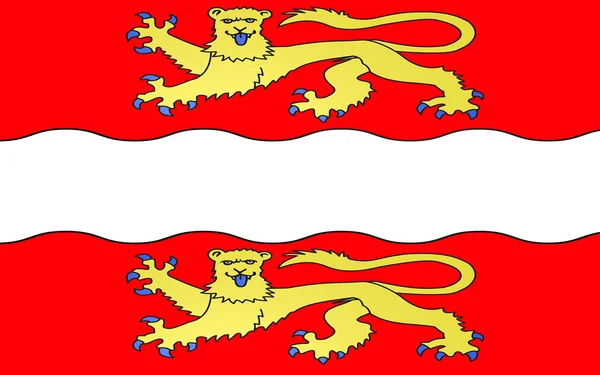 Flag of Seine-Maritime, France — Stock Photo, Image