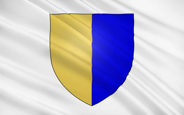 Bandeira de Thonon-les-Bains, França — Fotografia de Stock