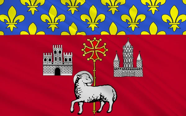 Vlag van Toulouse, Frankrijk — Stockfoto