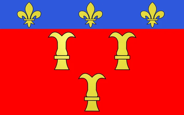 Flagge aus Tüll, Frankreich — Stockfoto