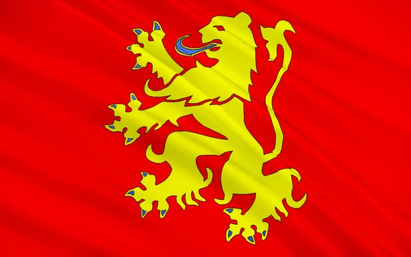 Valenciennes zászlaja, Franciaország — Stock Fotó