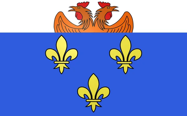 Флаг Версаля, Франция — стоковое фото