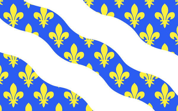 Флаг Ивелин, Франция

