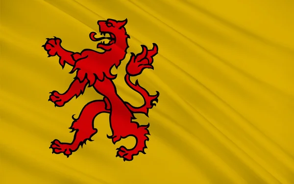 Flag of South Holland, Netherlands — Stock Photo, Image