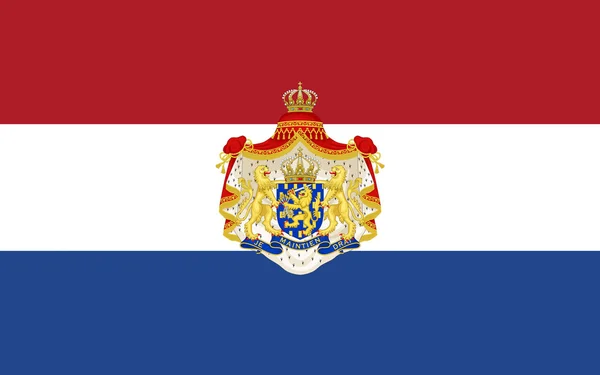 荷兰的旗子 — 图库照片