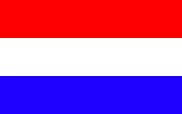 Flagge der Niederlande — Stockfoto