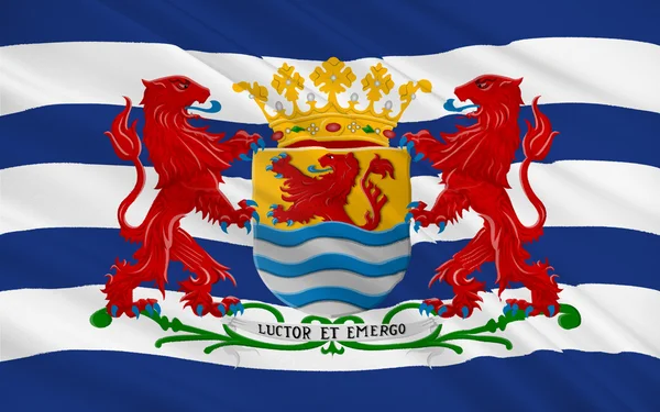Флаг Зеландии, Нидерланды — стоковое фото