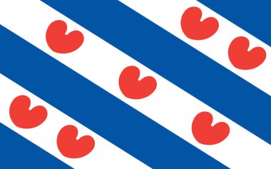 Friesland, Hollanda bayrağı