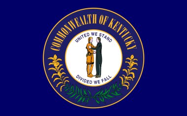 Flag of Kentucky, USA clipart
