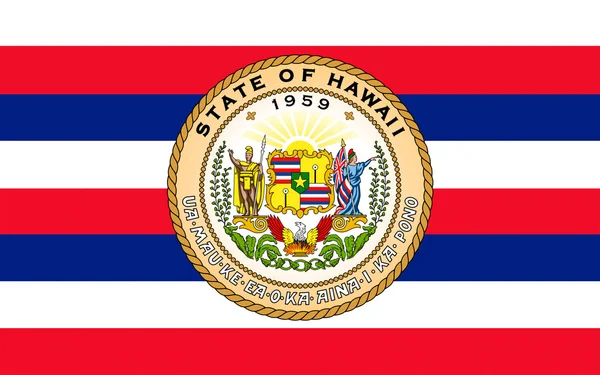 Флаг Гавайев, США — стоковое фото