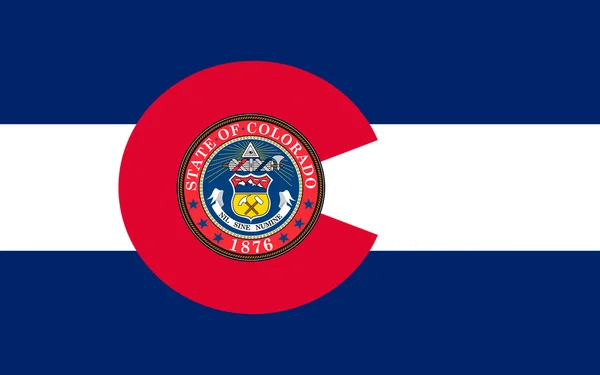 Flag of Colorado, USA — Stock Photo, Image